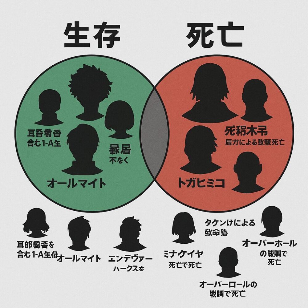 ヒロアカ死亡者